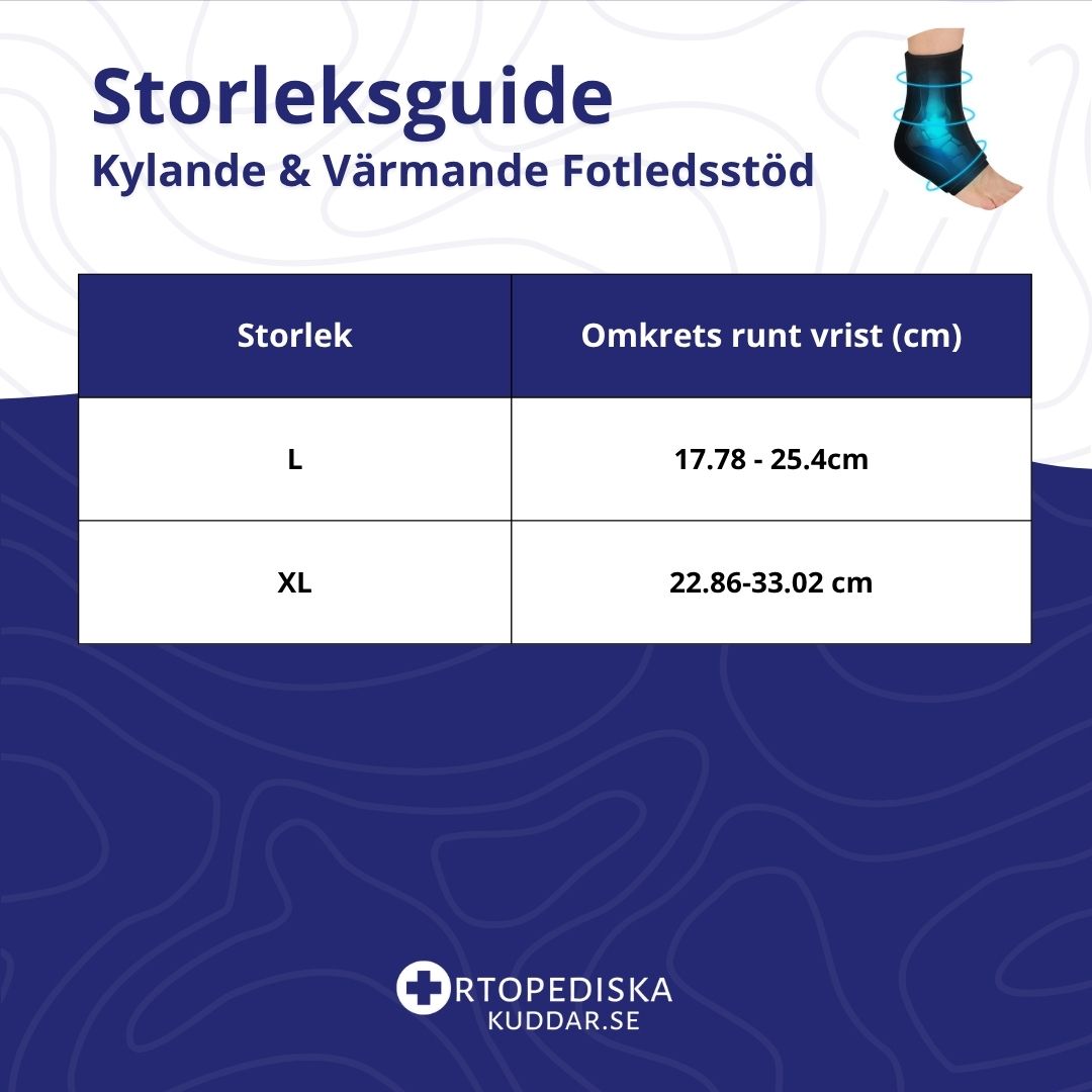 Kylande & Värmande Fotledsstöd