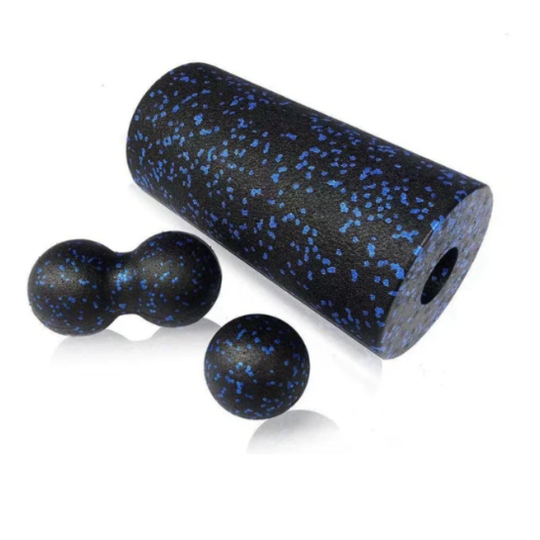 Foam Roller & Massagebollar Set