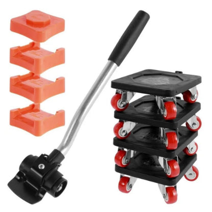 Möbelförflyttare med hjul – 500kg kapacitet