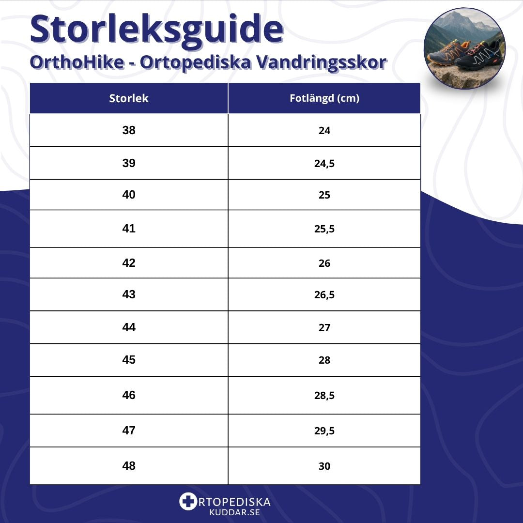 Ortopediska Vandringsskor för Dam & Herr – Ergonomiska & Halksäkra – OrthoHike