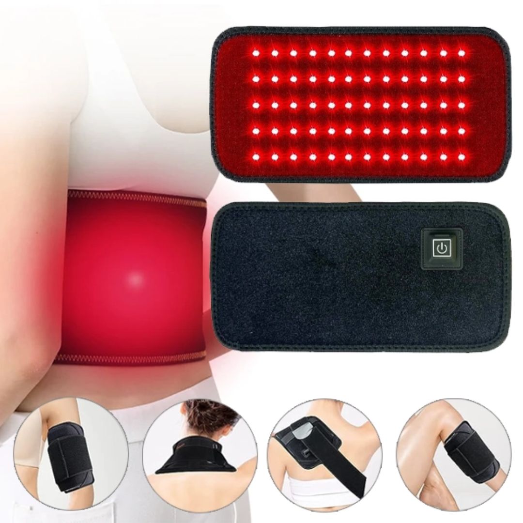 Rödljusterapi Band 660nm 850nm – Smärtlindring & Återhämtning | TheraLight Wrap