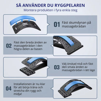 Ryggsträckare - förbättrade hållning & smärtlindring