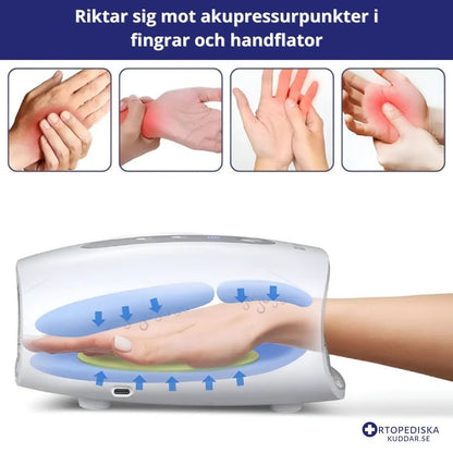 Handmassageapparat för smärtlindring och muskelavslappning