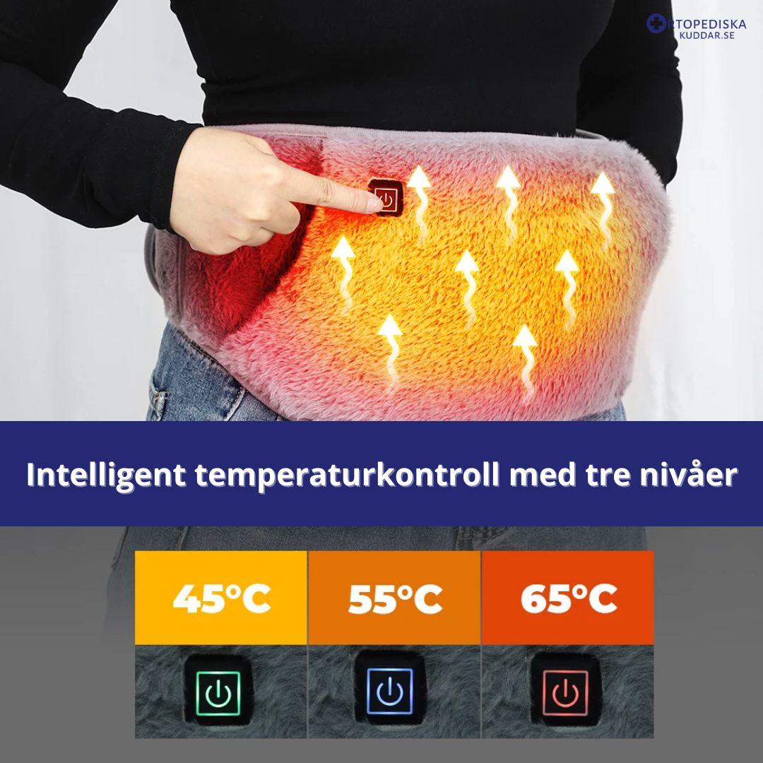 Elektriskt värmebälte med handvärmUSB Värmebälte med Handvärmareare