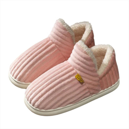 Tofflor med Halkfri Sula – Mjukt Foder och Rund Klack