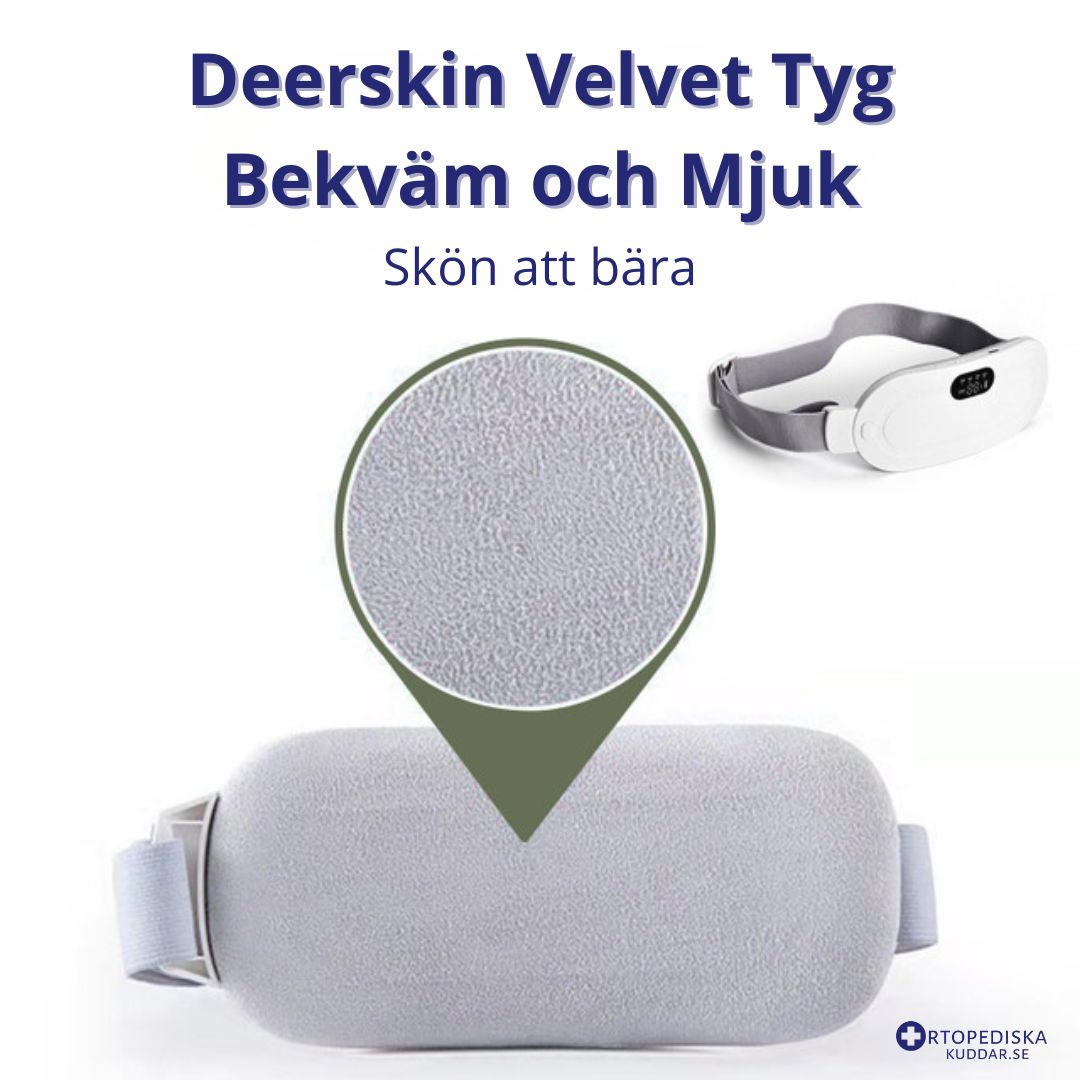 Värmekudde för Mensvärk & Ryggsmärta – Uppladdningsbar med Massage