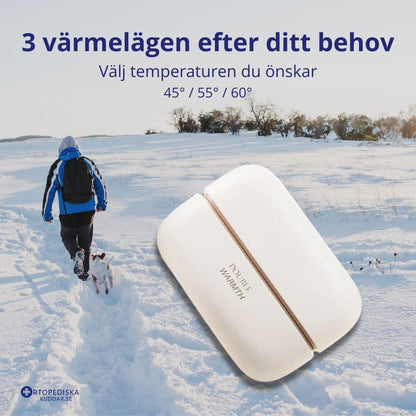 Uppladdningsbara Handvärmare för Kalla Händer – Magnetiska, 3 Värmelägen