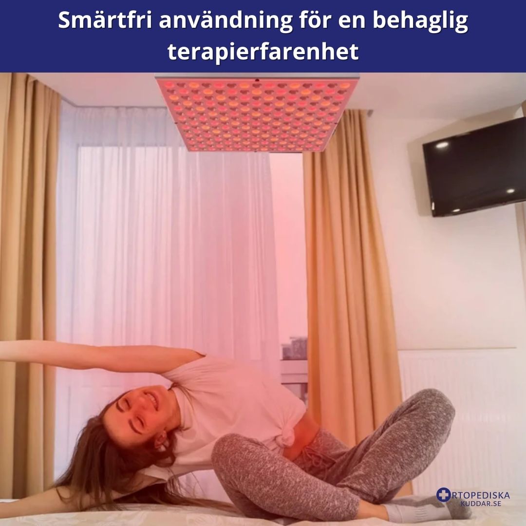 LED Ljusterapi Panel – För Hudvård, Smärtlindring och Muskelavslappning