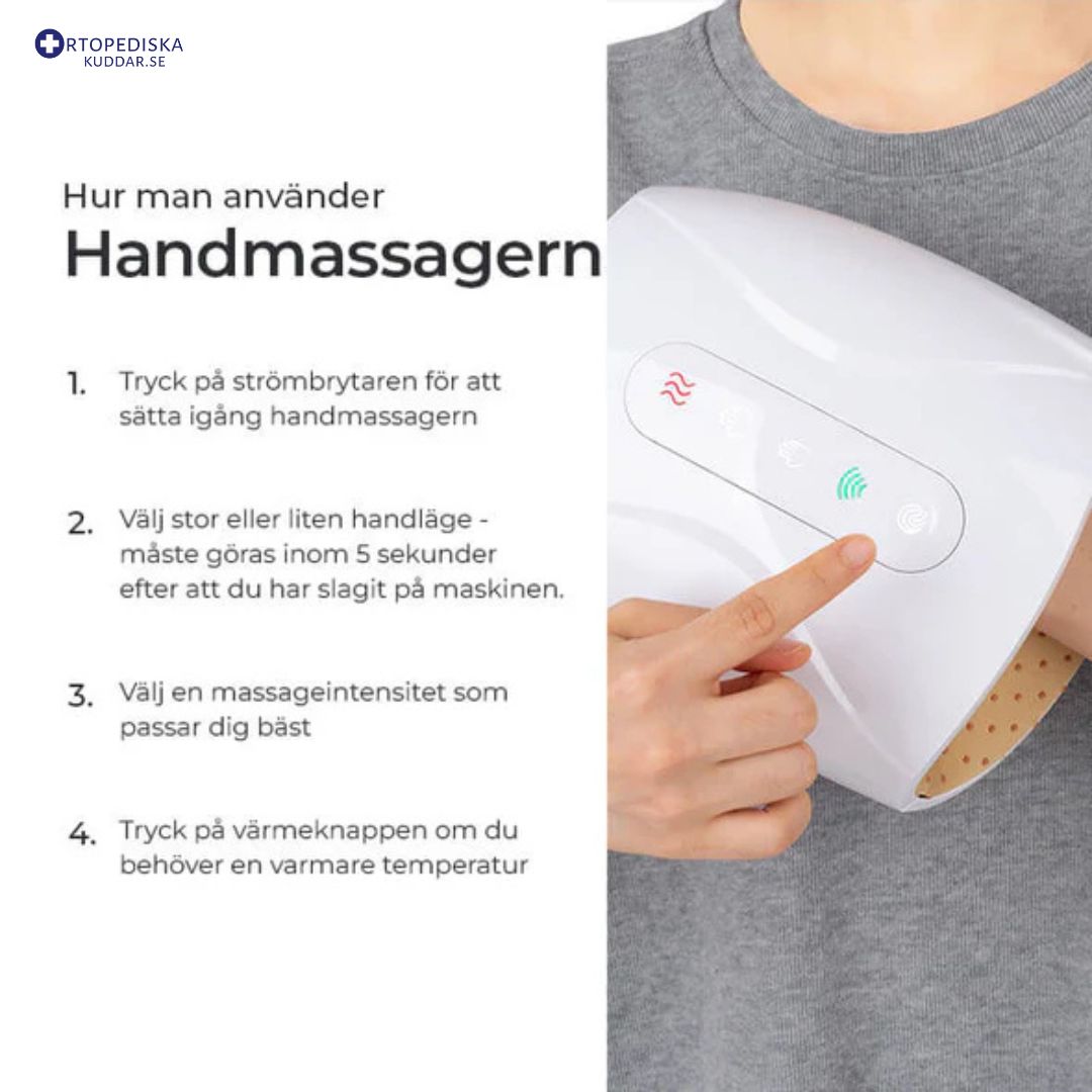Handmassageapparat för smärtlindring och muskelavslappning