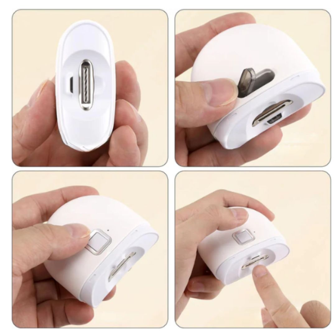 Elektrisk Nagelklippare med LED-ljus