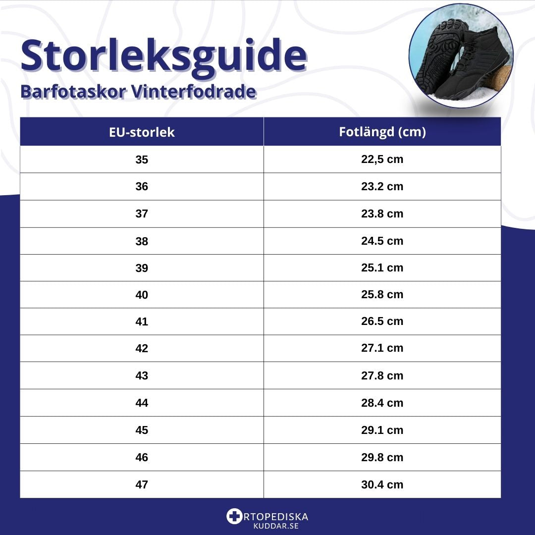 Barfotaskor Vinterfodrade – Vattenavvisande & Halkfria Vinterkängor