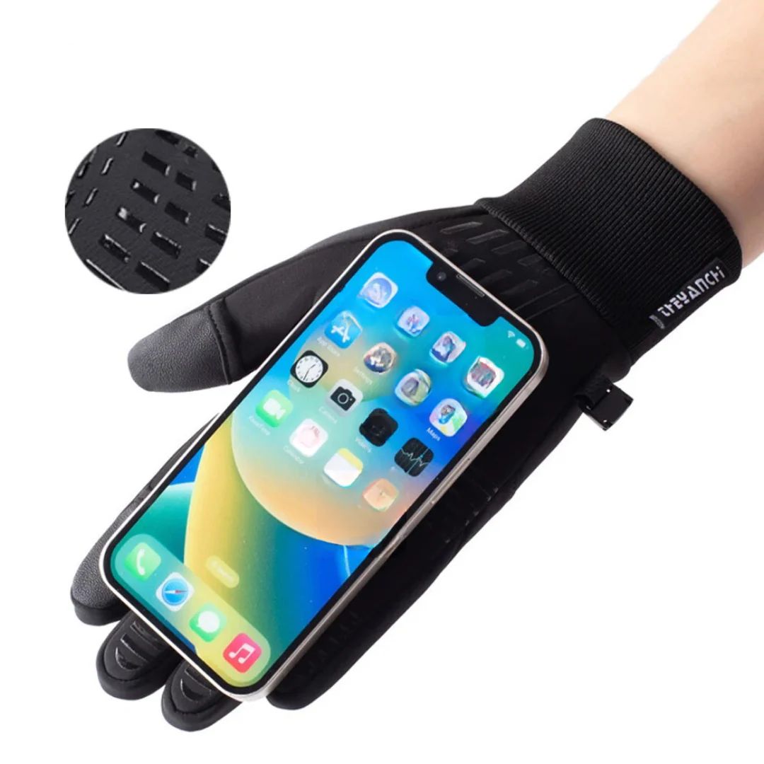 Vattentät vinterhandske med touch & ficka