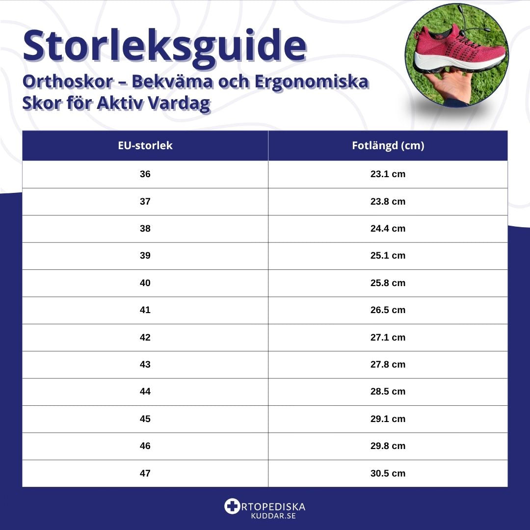 Orthoskor – Bekväma och Ergonomiska Skor för Aktiv Vardag