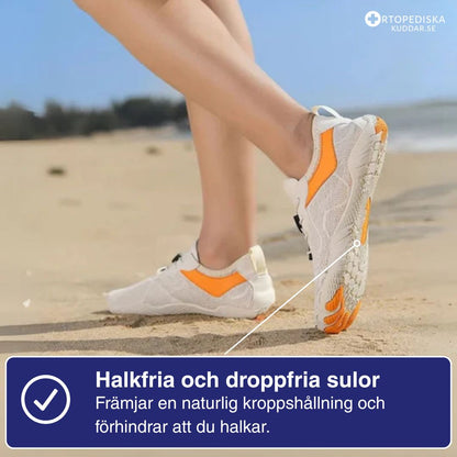 Ortostep - Ergonomiska barfotaskor i vattentåligt material