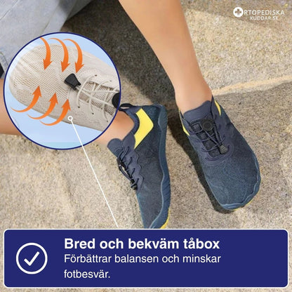 Ortostep - Ergonomiska barfotaskor i vattentåligt material