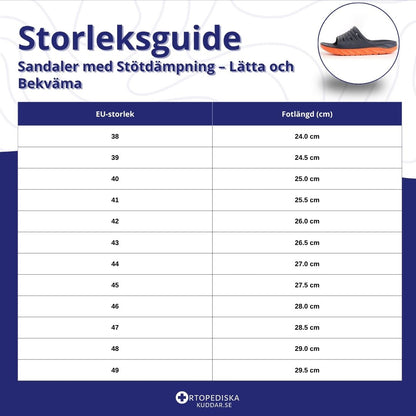 Sandaler med Stötdämpning – Lätta och Bekväma