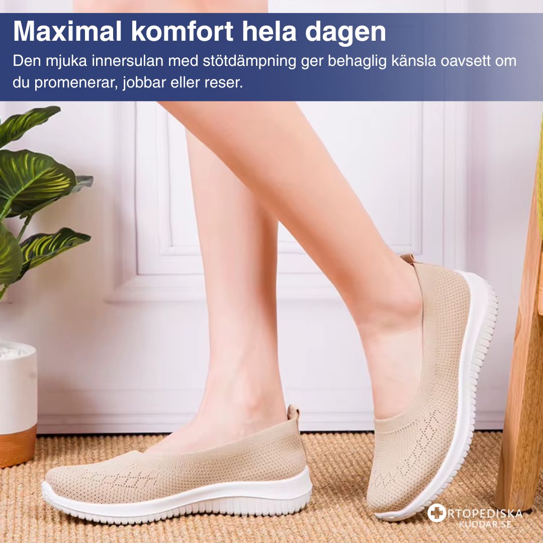 SoftStep Slip-Ons – Lätta och Bekväma Dam Sneakers