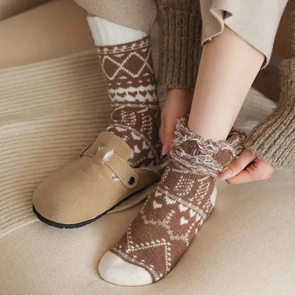 Fluffiga vinterstrumpor 5-pack – varma & mjuka mysstrumpor