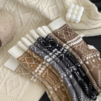 Fluffiga vinterstrumpor 5-pack – varma & mjuka mysstrumpor