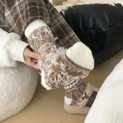 Fluffiga vinterstrumpor 5-pack – varma & mjuka mysstrumpor