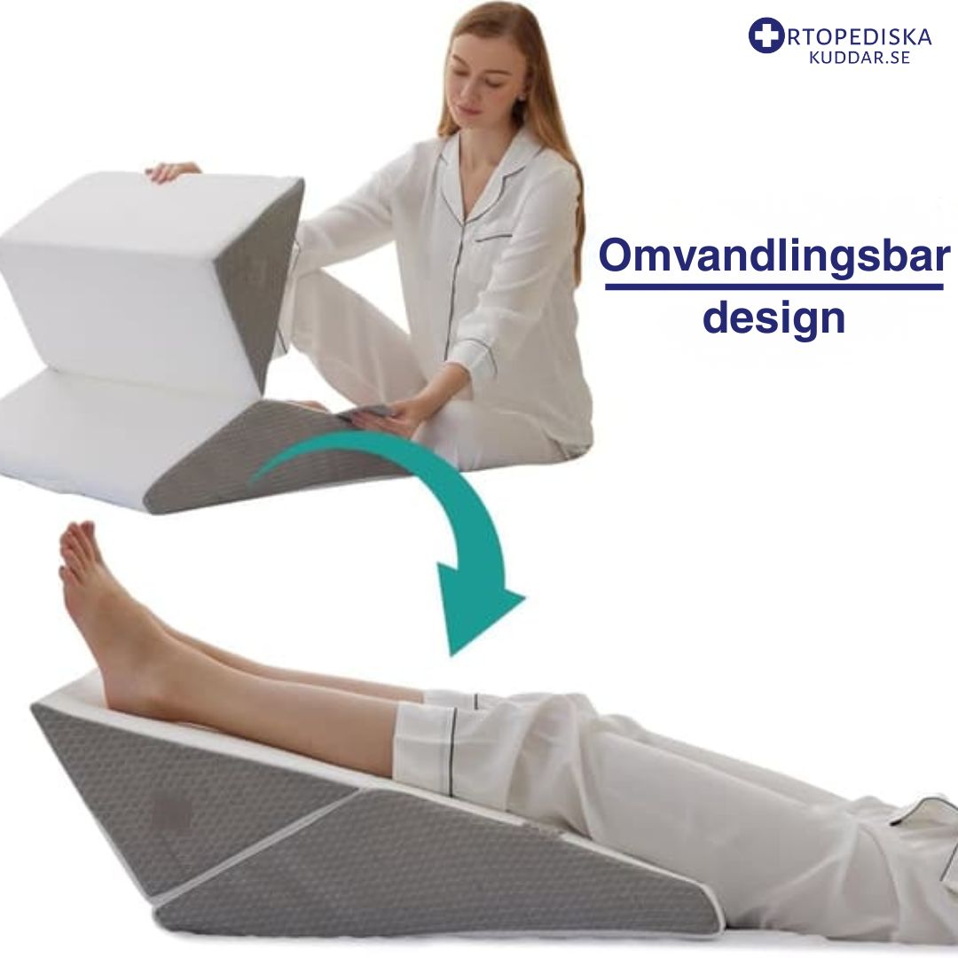 Kilkudde 10-i-1 med memory foam – Justerbar stödkudde för rygg, ben och återhämtning
