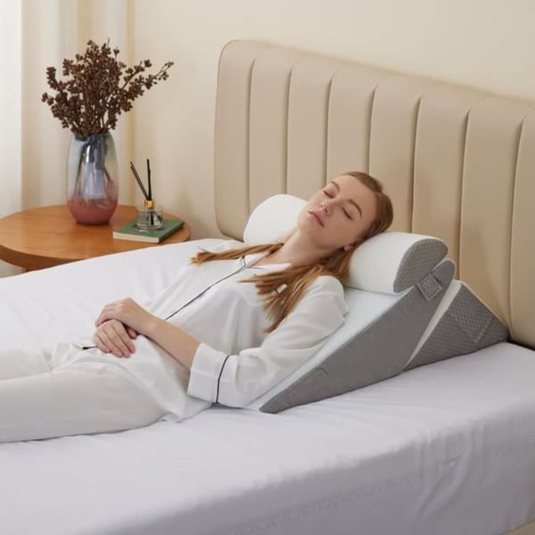 Kilkudde 10-i-1 med memory foam – Justerbar stödkudde för rygg, ben och återhämtning