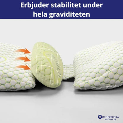 Ortopediskt Graviditetskudde – U-Design, Andningsbart, Mjuk Bomull
