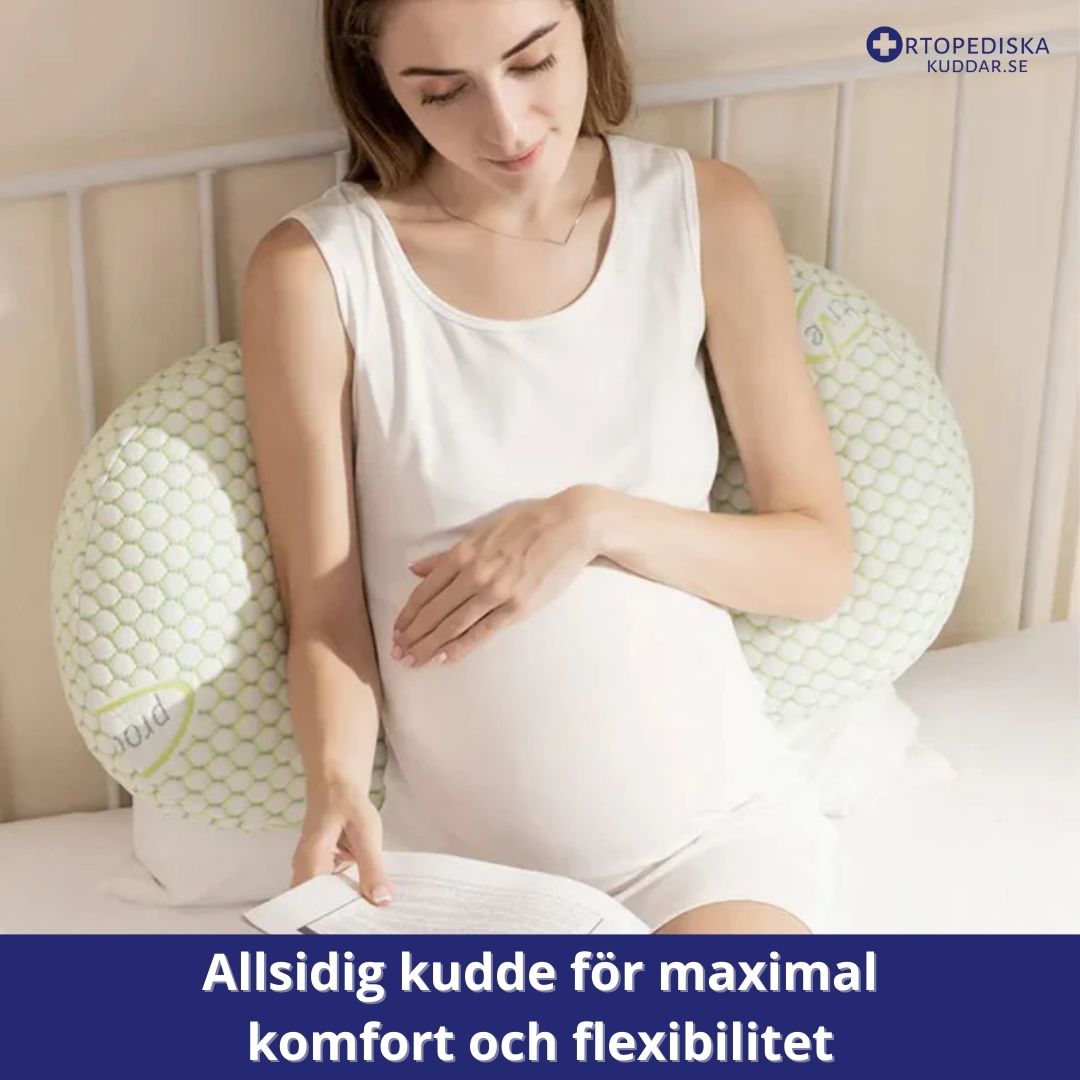 Ortopediskt Graviditetskudde – U-Design, Andningsbart, Mjuk Bomull