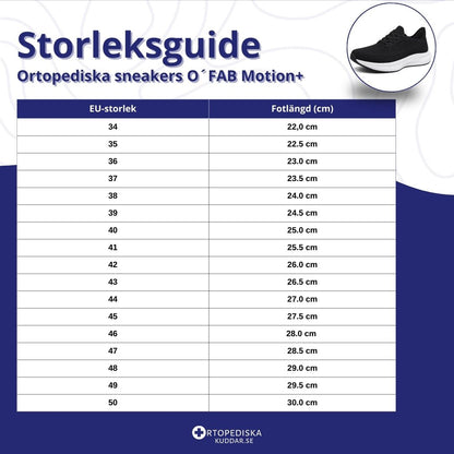 Ortopediska sneakers O´FAB Motion+