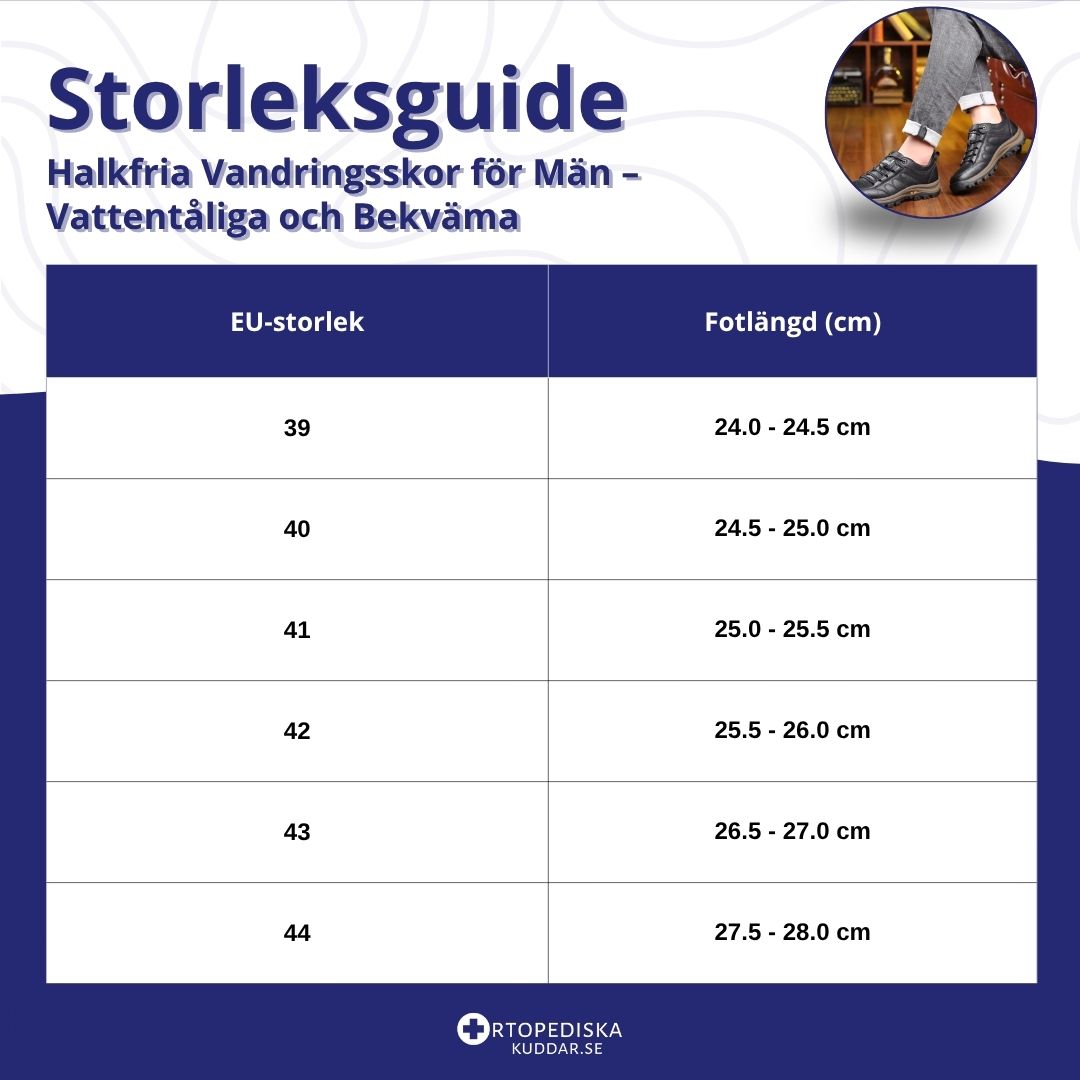 Halkfria Vandringsskor för Män – Vattentåliga och Bekväma