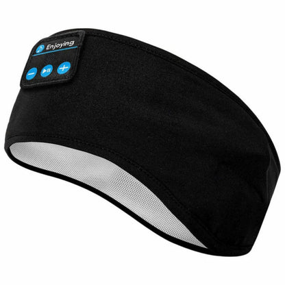 Bluetooth pannband med hörlurar – mjukt & trådlöst