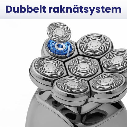 Elektrisk huvudrakapparat 7D – allt-i-ett rakning