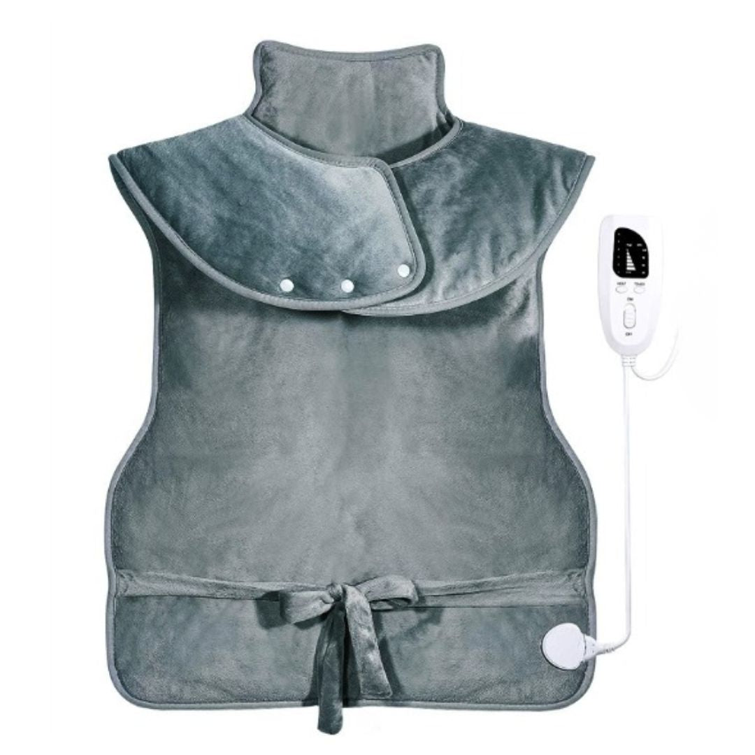 Värmefilt för Rygg, Axlar och Nacke – 6 Temperaturinställningar, Flanell
