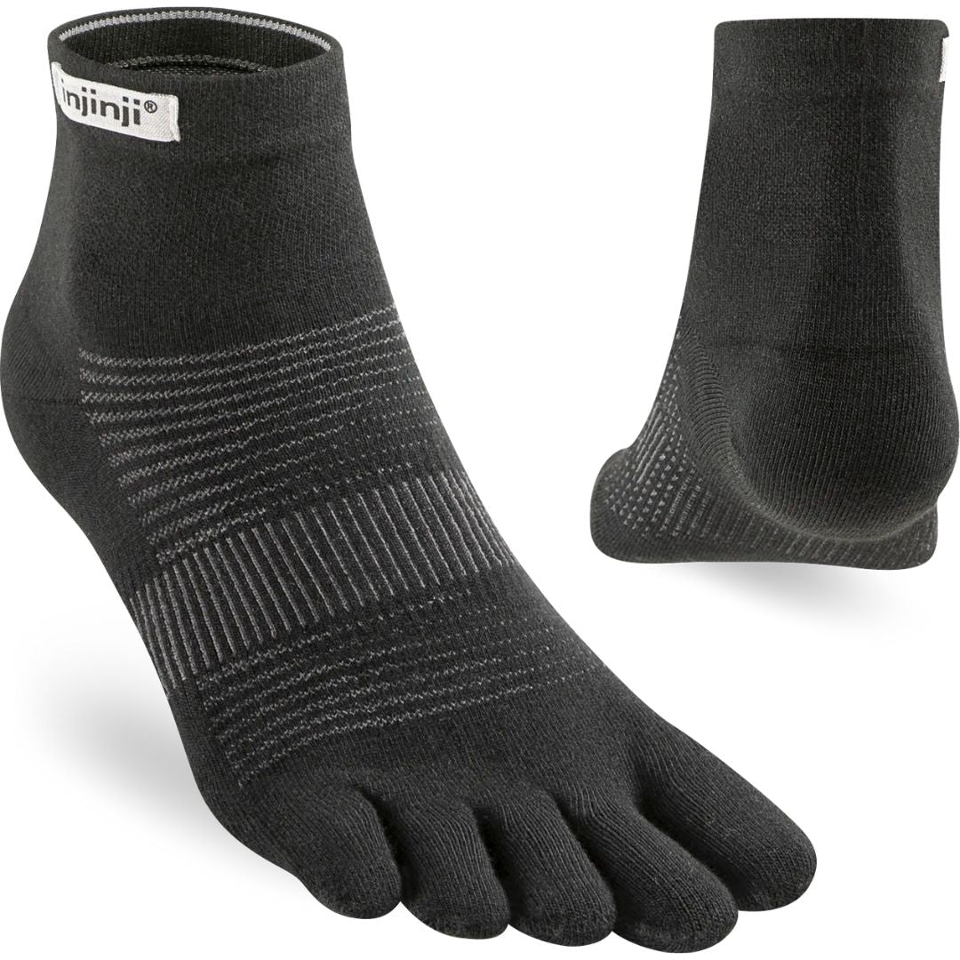Mini-Crew Black Men's Run Lightweight