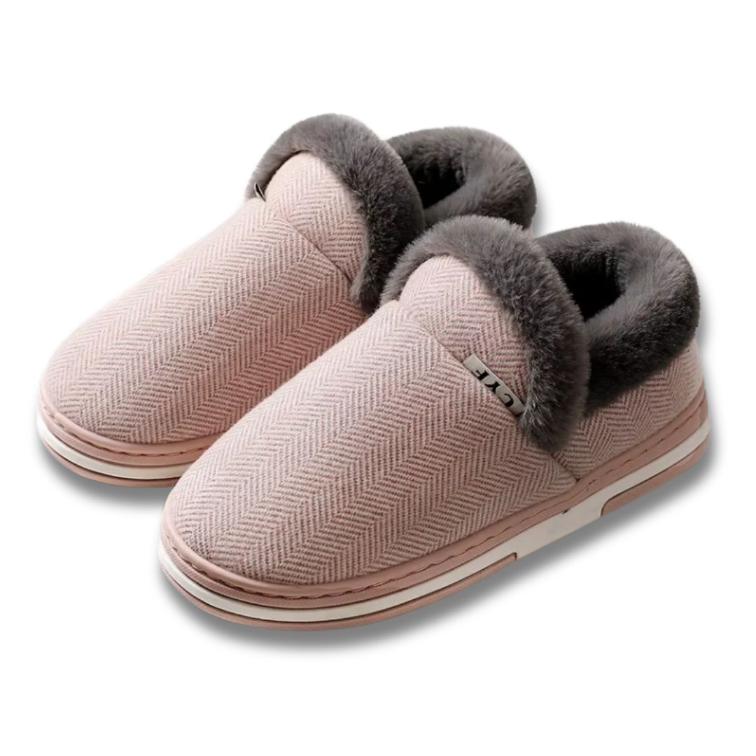 Varma fodrade innetofflor – mjuka vintertofflor dam & herr