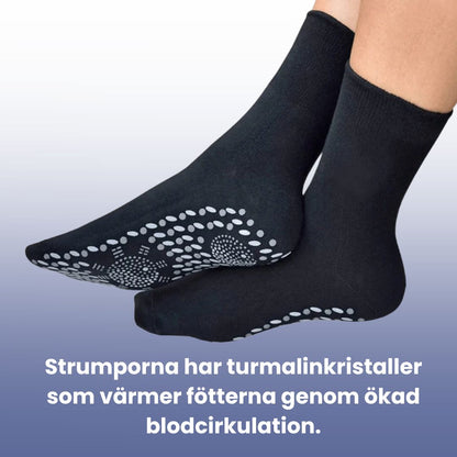 Självuppvärmande hälsostrumpor i bomull