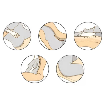 U‑formad gravidkudde – ergonomisk & formbar