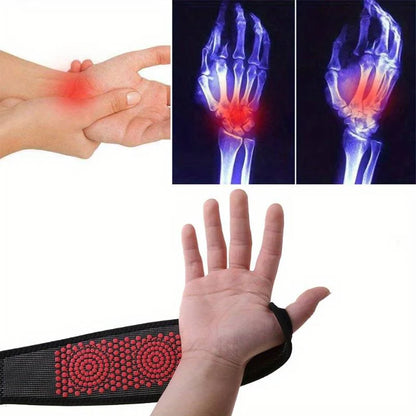 Magnetiskt Handledsstöd med Värme och Kompression