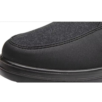 Herr ortopediska vinterboots med dragkedja – komfort och stöd för långa promenader